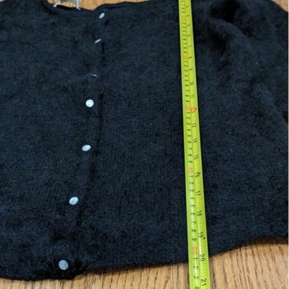Sezane Black Cardigan Sweater - Picture 5 of 8